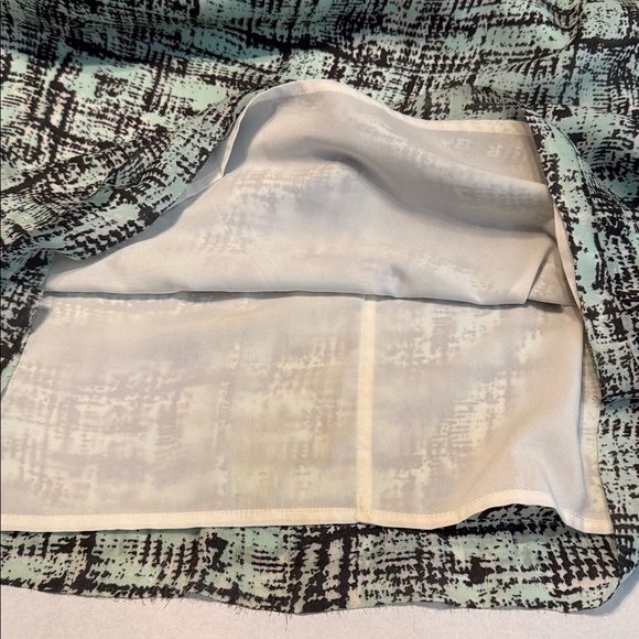 Banana Republic Pleated Neck-Tie Waist Dress in Whipped Mint Size S - Picture 9 of 12